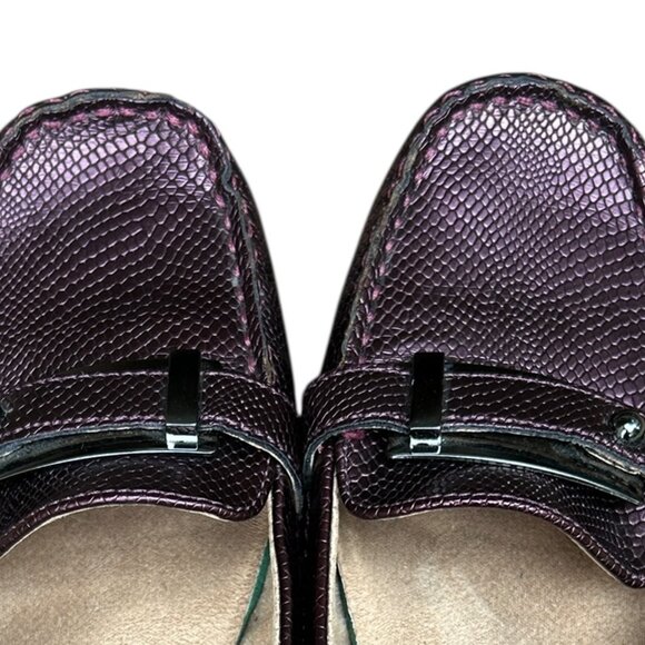 Naturalizer Giselle Purple Animal Print Slide-On Comfort Shoes Women’s Sz 8M - Picture 6 of 6